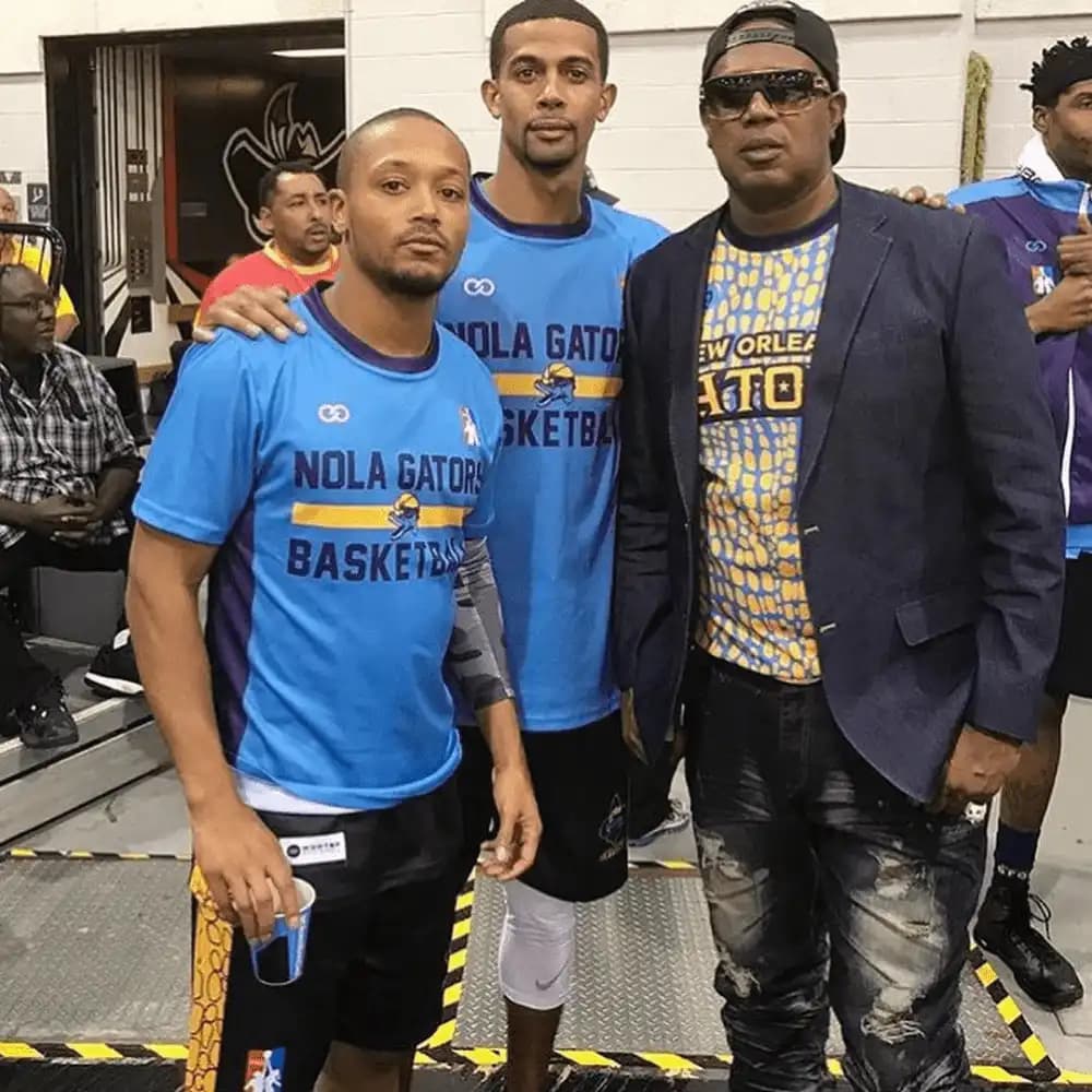 NOLA Gators Basketball | Romeo Miller and Master P Basketball | Custom Short Sleeve Shooting Shirt | Wooter Apparel